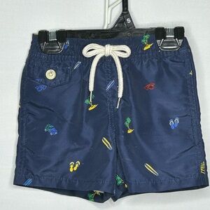 Gap Kids Navy Swim Shorts LG 10